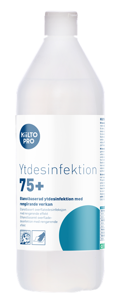 Ytdesinfektion Kiilto Pro 75+ 1L
